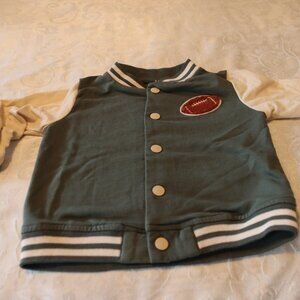 Little Lad Varsity Style Football Jacket Snap Front Boys Size 3T Fandom Casual